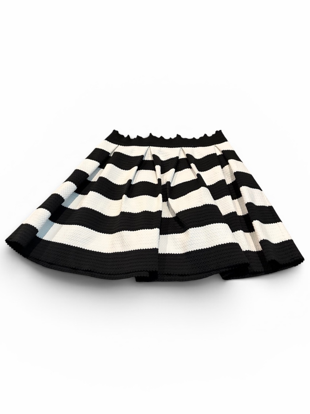 EXPRESS black and white skater skirt